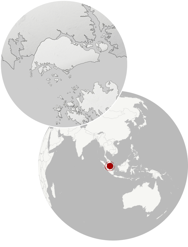 This image is the second map. It depicts 108 attacks in 2025. In this map, attacks are clearly centralized to a turn point with in the Phillip Channel. This segment of the strait is highlighted light grey with red arrows. Below the arrows reads, "Robbers target turning ships".